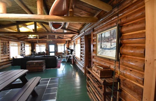 Northeast Somerset Cabin | WATER FRONT , Private lodge and 3 cabins sitting on the Shore of Moosehead Lake