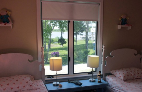 Marion House | Water View Home with Private Beach in Marion!