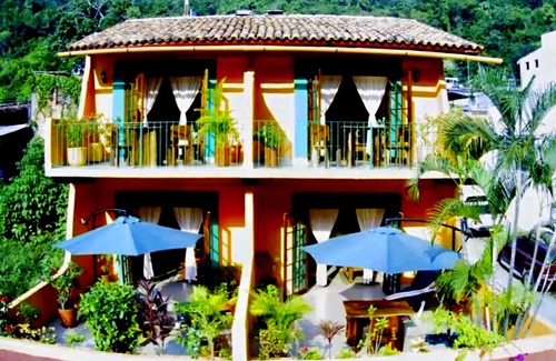 Boca de Tomatlan Apartment | WATER VIEWS! Luxury Boho In-Village Apt #3