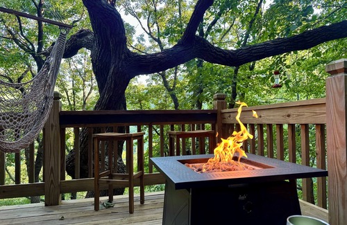 Jasper Cabin | Waterfall Overlook at Bearfoot Falls~Privately owned waterfall, hiking trails