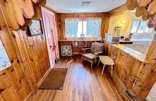 Wells Cottage | Waterfront 2BR cottage, beach, dock, lake views, fishing, wifi, partial A/C