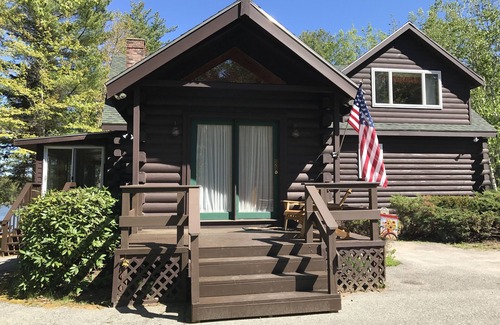 Prospect Harbor House | Waterfront Acadia Schoodic Downeast Log Home with 650 feet of shoreline