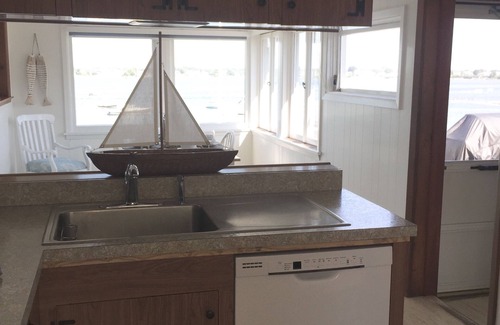 South Kingstown House | Waterfront beach house on Point Judith Pond.
