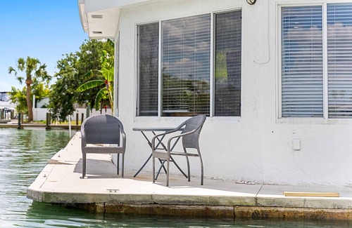 Nokomis House | Waterfront Boathouse One Room Bungalow with Private Beach Access