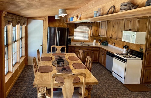 Yantis House | Waterfront Cabin on Lake Fork with 2 Boathouses and available boat ramp.