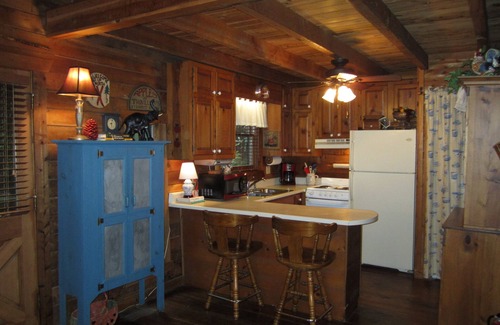 Cashes Valley Cabin | Waterfront Cabin on Trout Stream W/Hot Tub, & Internet
