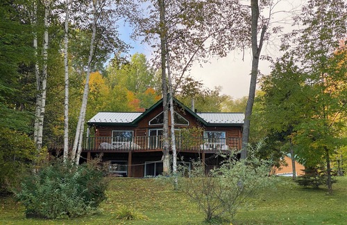 Duhamel Ski Chalet | Waterfront Chalet Oasis perfect for a quiet summer or winter getaway