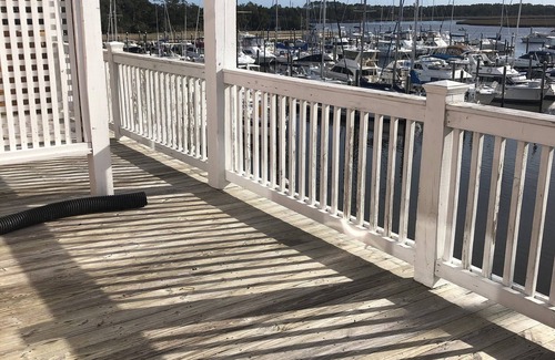 Southport Condo | Waterfront condo. Walk to restaurants, and a short drive to beach, and Southport