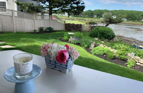 Cape Porpoise Cottage | Waterfront Designer Home with Private Dock on Paddy Cove in Cape Porpoise