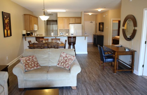 Foley Condo | Waterfront - great fishing, peaceful & quiet, yet close to Tanger Outlets & OWA
