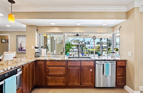 Venetian Way House | Waterfront Heated Pool w/Boat Dock & Game Room - 4bd/2ba Paradise Found