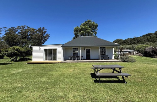 Russell House | Waterfront Historic Homestead in Clendon Cove with boat ramp
