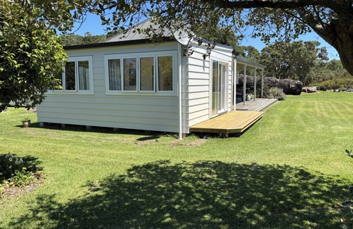Russell House | Waterfront Historic Homestead in Clendon Cove with boat ramp