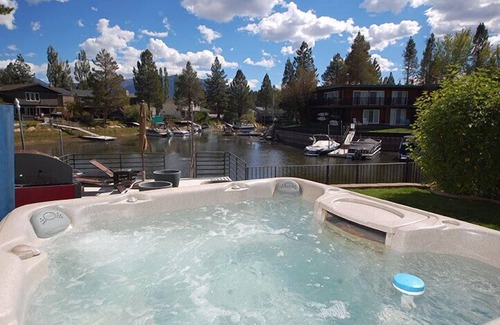 Tahoe Keys House | Waterfront Home, Private Hot Tub/Boat Dock - Views!