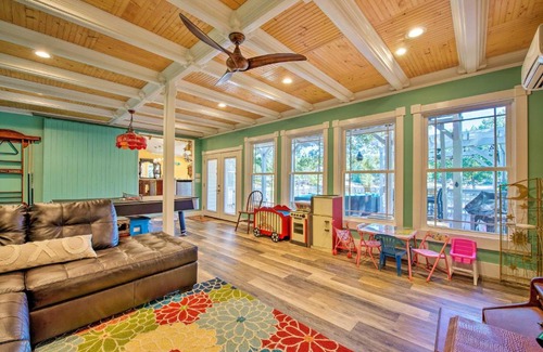 New London House | Waterfront Home on Badin Lake with Large Deck!