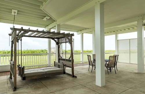 Miramar House | Waterfront home w/ wraparound deck, patio, & private beach access - two dogs OK