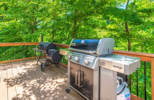 Maynardville House | Waterfront home with game room, theater, deck, dock & fireplace