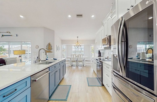 Charlotte Park House | Waterfront home with saltwater pool, firepit, boat access, and dock
