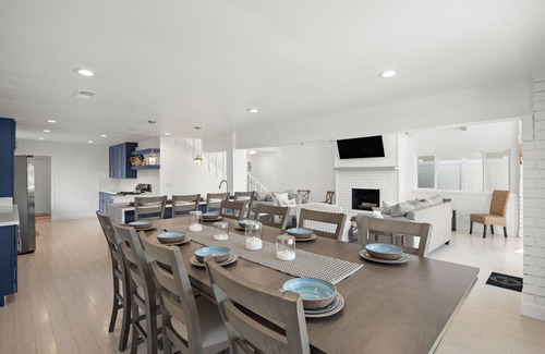 Channel Islands House | Waterfront home with kayaks, grill, Pac-Man, AC, balconies, & smart TVs