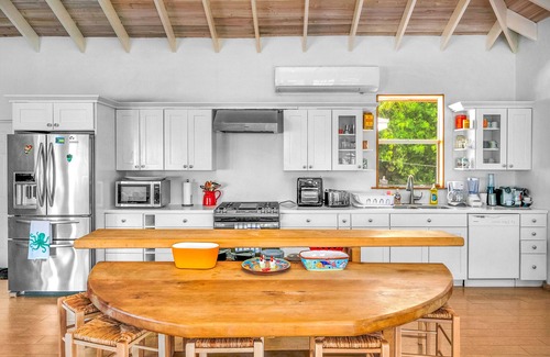 Hartswell House | Waterfront Home with Pool & Dock Overlooking Moriah Cay National Park