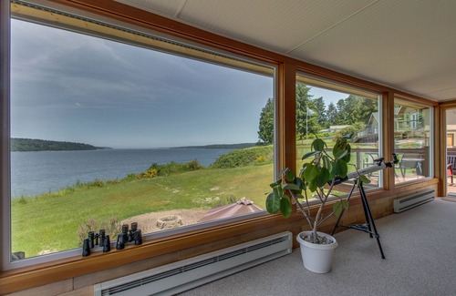 Freeland House | Waterfront Home with Stunning Natural Views, Large Outdoor Dining Areas