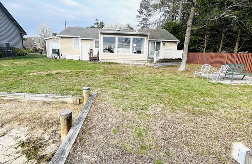 Keen-Wik On the Bay House | Waterfront Home with Private Walk out Dock on the Bay in Fenwick