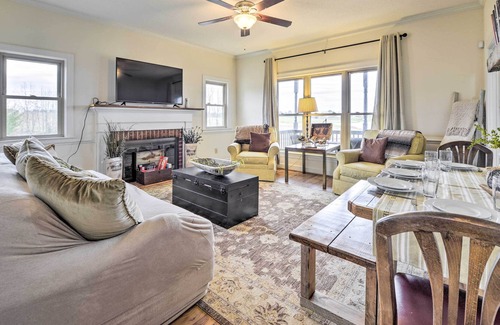 Louisburg Cottage | Waterfront House w/ Patio & Fire Pit!
