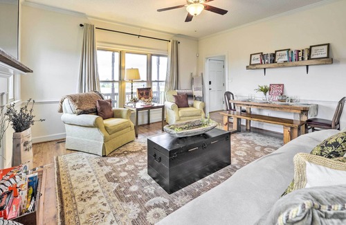 Louisburg Cottage | Waterfront House w/ Patio & Fire Pit!