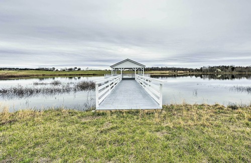 Louisburg Cottage | Waterfront House w/ Patio & Fire Pit!