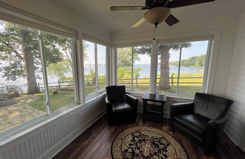 Cleveland House | Waterfront indulgence on Oneida Lake. Bring your boat to this pet friendly home