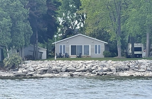 Little Sturgeon House | Waterfront Island View Retreat on Rileys Point in Southern Door County, WI