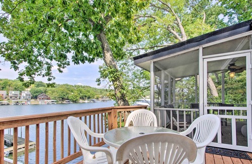 Lake Ozark Cottage | Waterfront Lake Ozark Retreat w/ Dock + View!