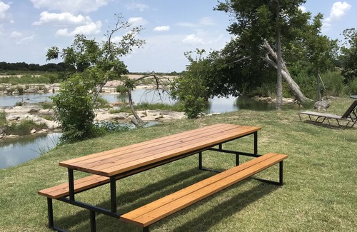 Llano Cabin | Waterfront Llano River Cabin w/Huge Deck