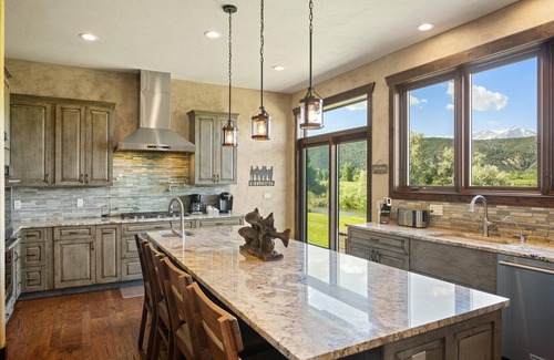 Carbondale House | WATERFRONT & Mt. Sopris VIEWS! Fly-fishing Custom Home, incl. 2 fishing badge