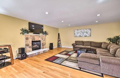 Henryville House | Waterfront Poconos Getaway Game Room and Deck!