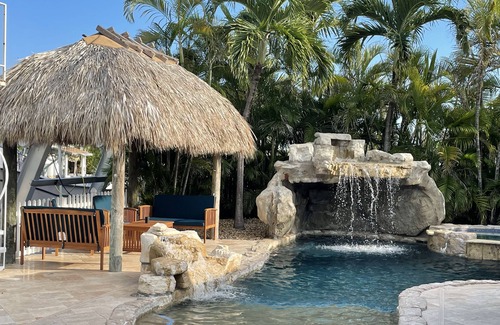 Marathon House | Waterfront Pool home with Quick Access to Gulf