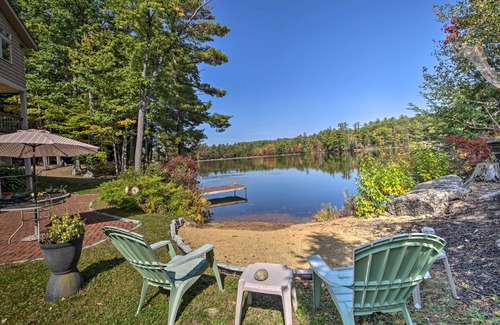 Gilmanton House | Waterfront Retreat w/Private Dock & Beach Area!