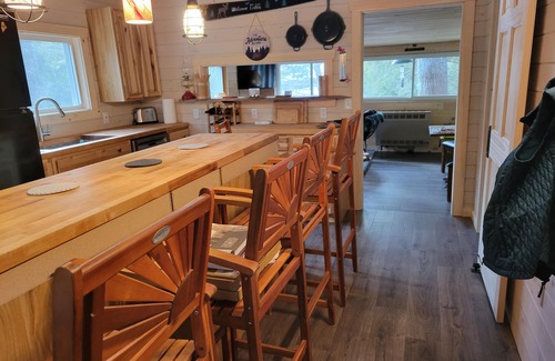 Aurora Cabin | WATERFRONT "Rivah Lodge",nPRIVATE, QUIET, "OFF GRID". nNice drive to Bar Harbor.