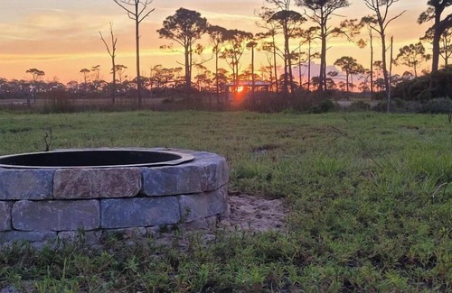 Cape San Blas RV Rental | Waterfront RV Site with Dock