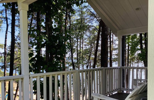 Steele Creek House | Waterfront Studio Cabin With Private Porch #13 at Long Cove Resort by Redawning