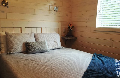 Steele Creek House | Waterfront Two Bedroom Cabin #15 on the Lake at Long Cove Resort by Redawning