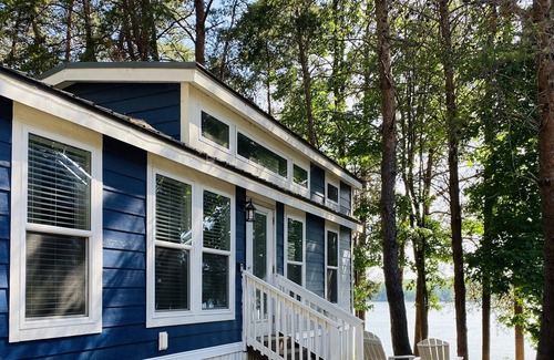 Steele Creek House | Waterfront Two Bedroom Cabin #15 on the Lake at Long Cove Resort by Redawning