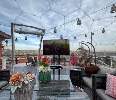 Istanbul City Center House | Waterfront Villa by the Tram - Private Terrace with Dome & Golden Horn View in Fatih