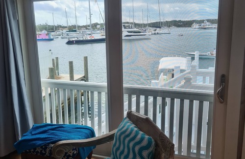Lubbers Quarters Cay Villa | WATERFRONT VILLA with deck to enjoy the scenic views & historical lighthouse.