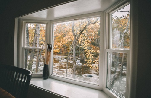 Upper Jay House | Waterfront Wonderland Historic River Cabin Sauna & Swimming Hole