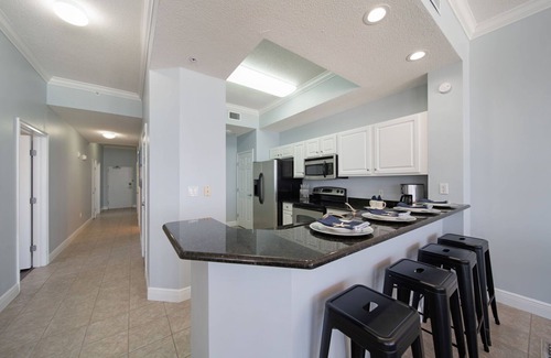 Fort Walton Beach Condo | Waters Edge 603 ~ Direct Ocean Views ~ Top Floor ~ Beach Service
