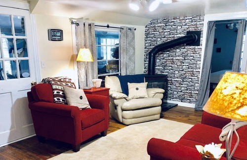 Farrandsville Cabin | WATERVILLE-conv located, cottage in the woods-close Rail Trail, PINE CREEK