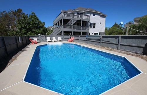Whalehead Beach House | WC1077, Seaside Manor- Oceanside, Private Pool, Hot Tub, Sun Decks