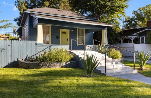 Downtown Riverside House | Welcome to Casa Azul 1932 Eclectic Boho Sanctuary in Downtown Riverside!