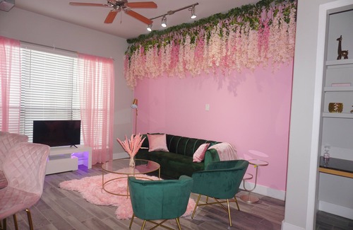 Energy Corridor Apartment | Welcome to Gurl World Pink 2 bdr Loft